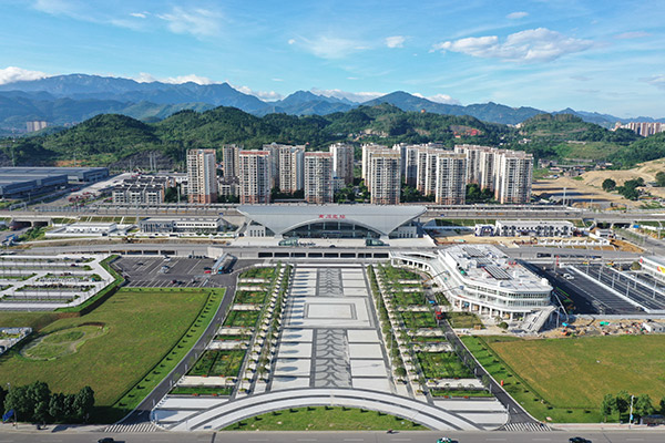 南川北站。中冶建工供圖