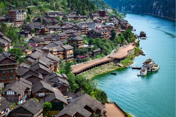 龔灘古鎮。酉陽文旅集團供圖