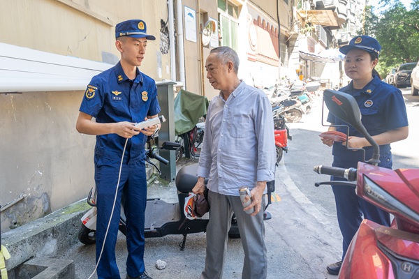 宣傳活動現場。重慶市涪陵區消防救援局供圖