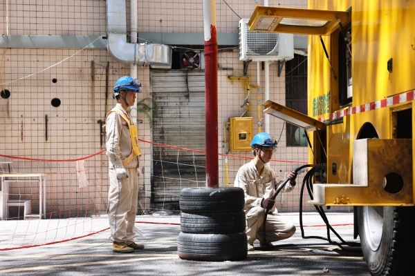 搶修現場。受訪單位供圖