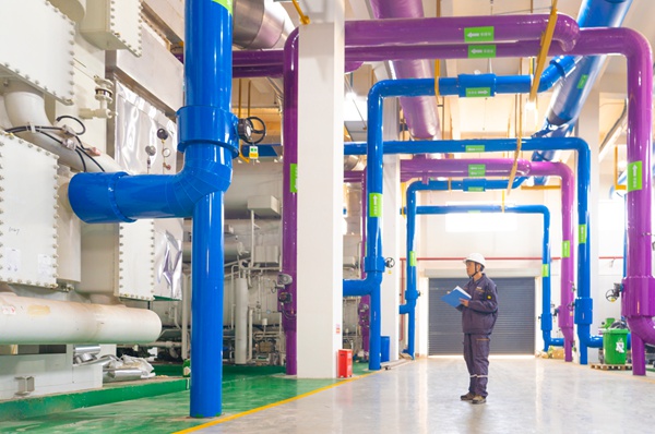 京東方B12分布式能源項目。重慶燃氣集團供圖