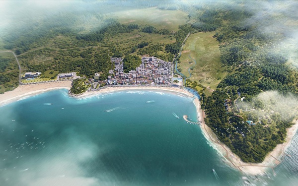 陸豐華潤希望小鎮規劃方案榮獲了第50屆世界建筑社群網大獎方案類“專業評審獎”。重慶市設計院供圖