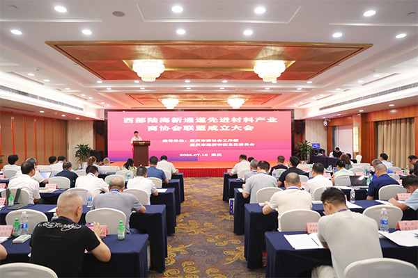 先進材料商協會聯盟成立大會現場。向詩佳攝