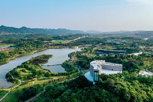 明月湖。兩江協同創新區供圖