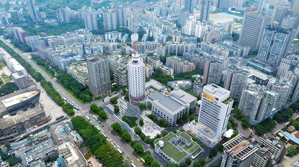 重慶彩電中心效果圖。長廈安基建筑設計供圖