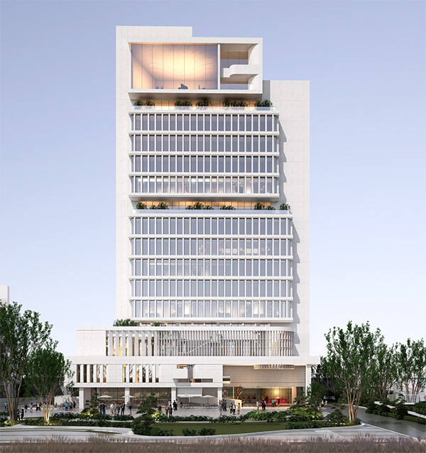 重慶衛視數字文創基地效果圖。長廈安基建筑設計供圖