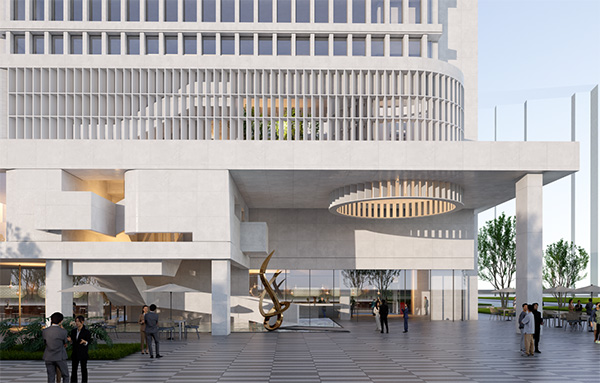 重慶衛視數字文創基地效果圖。長廈安基建筑設計供圖