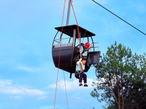 演練現場。景區供圖