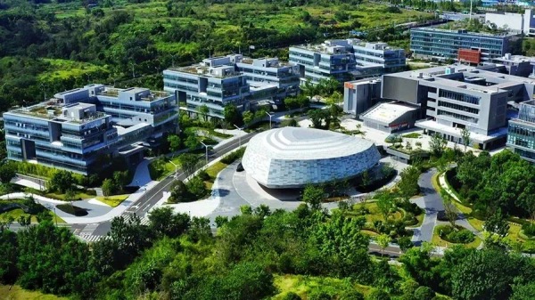 明月湖-聯合產業創新基地。兩江協同創新區供圖