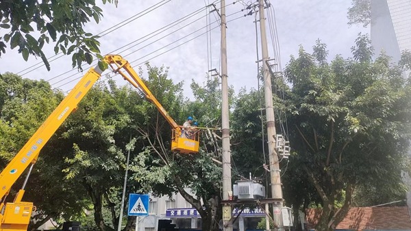 不停電作業。國網重慶永川供電公司供圖
