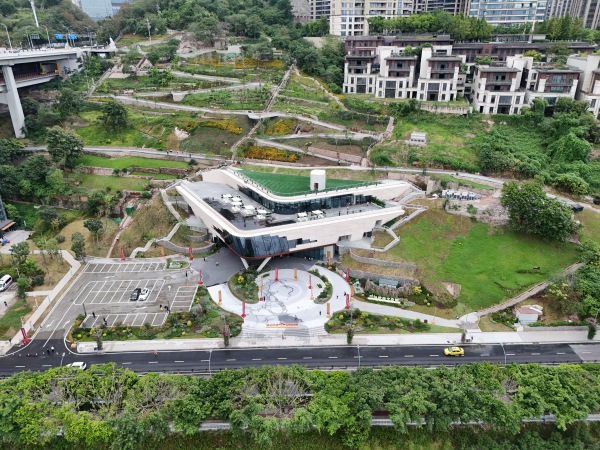 川江航運文化園航拍。江北區委宣傳部供圖