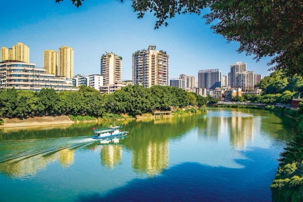 綦河風光。胡光銀攝