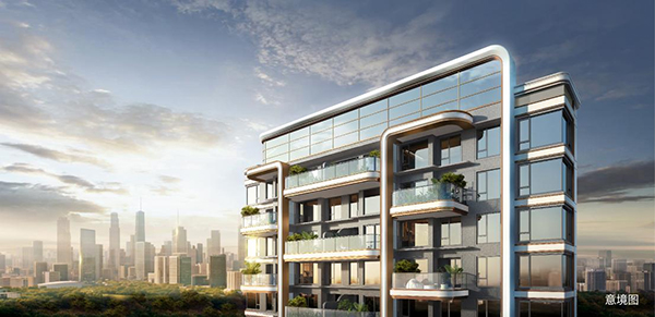 華僑城·熙宸項目外立面意境圖。重慶華僑城供圖