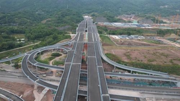 陶家隧道二標段項目小南海立交。項目部供圖