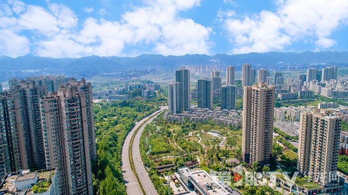 重慶城市風貌。第1眼TV-華龍網首席記者 李文科 攝