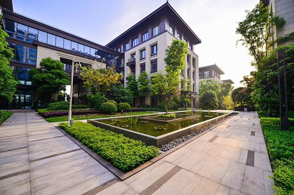 重慶總部城產業園區內部。重慶總部城供圖