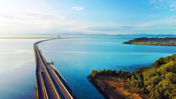 文萊淡布隆跨海大橋。中建橋梁供圖