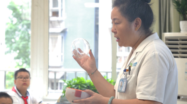 科普講座現場。重慶普瑞眼科醫院供圖