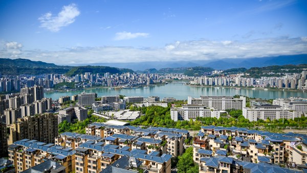 平湖萬州。萬州區委宣傳部供圖