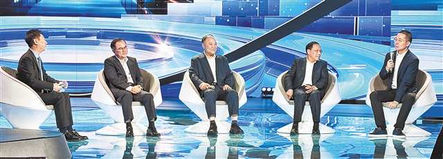 9月28日，“邁向智能網聯新能源汽車之都”高端對話會現場。（受訪者供圖）