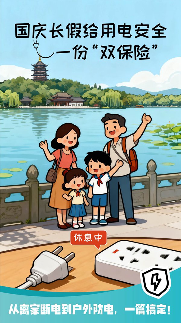 國慶中秋長假 給用電安全一份“雙保險”