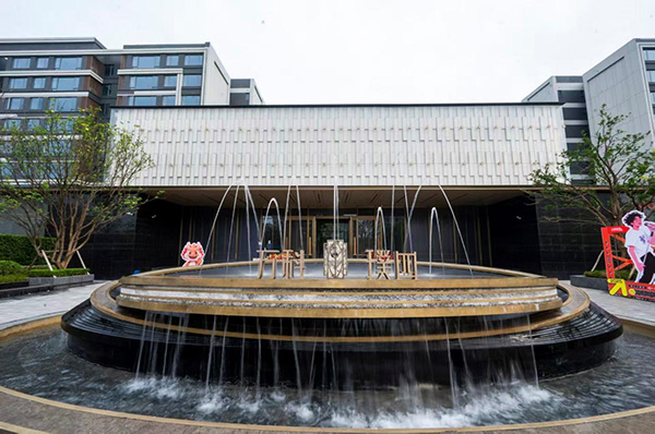 萬科璞園-璞玉組團交付現場。重慶萬科供圖