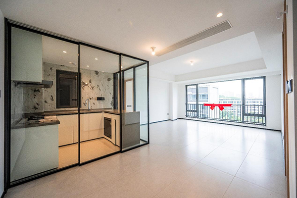 交付實景圖。重慶萬科供圖