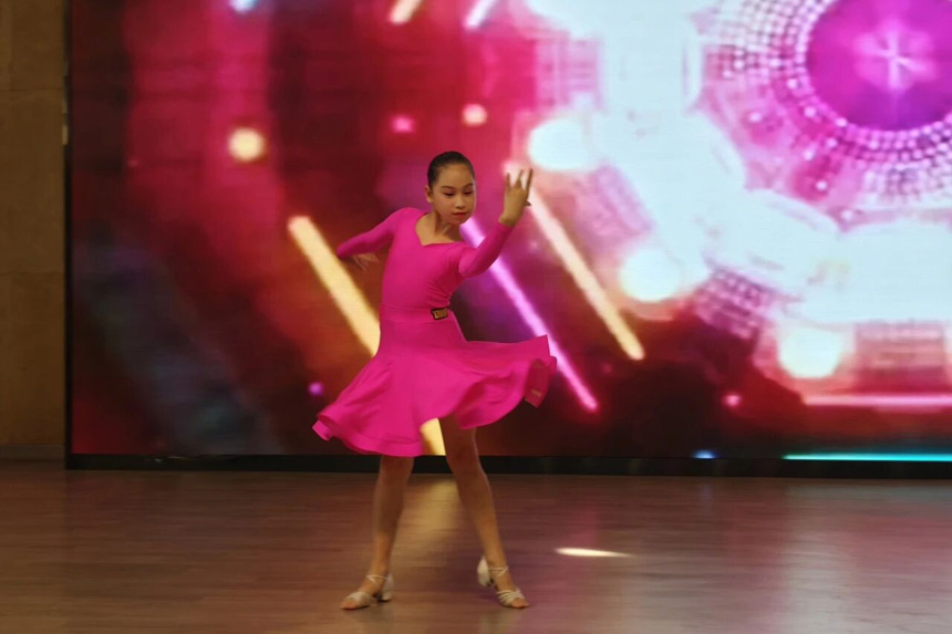 才藝展示。學校供圖