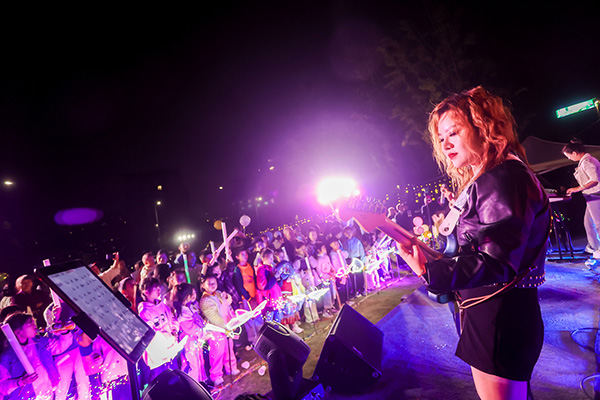 老友生活節音樂節現場。東原仁知供圖