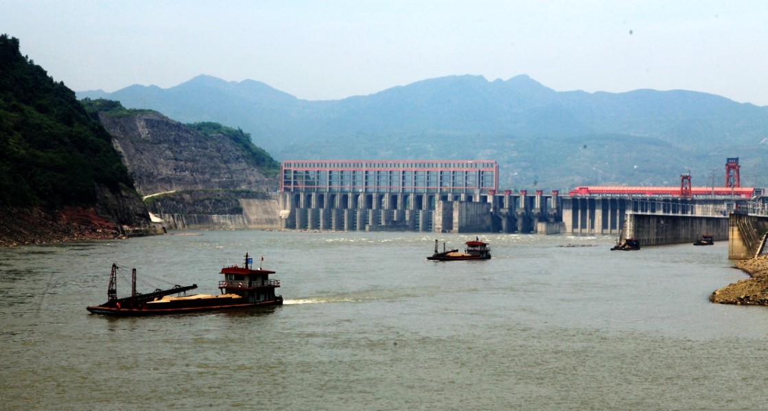 嘉陵江上的航運樞紐。重慶市港航海事事務中心供圖