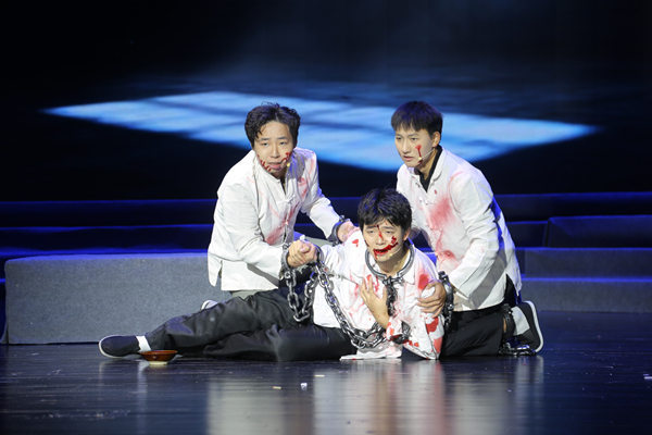 演出現場。唐文蕤攝